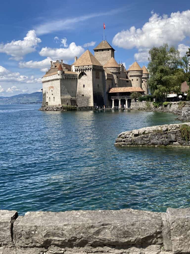 Chateau de Chillon near Geneva in Switzerland